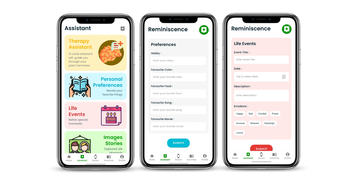Voice-enabled therapy assistant interface